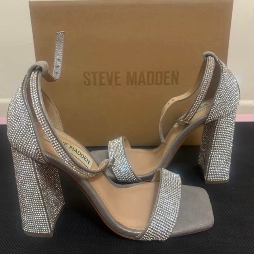 Steve Madden Silver Women's Heels